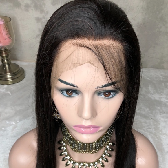 16 Inch Human Hair Full Lace wig main image 2